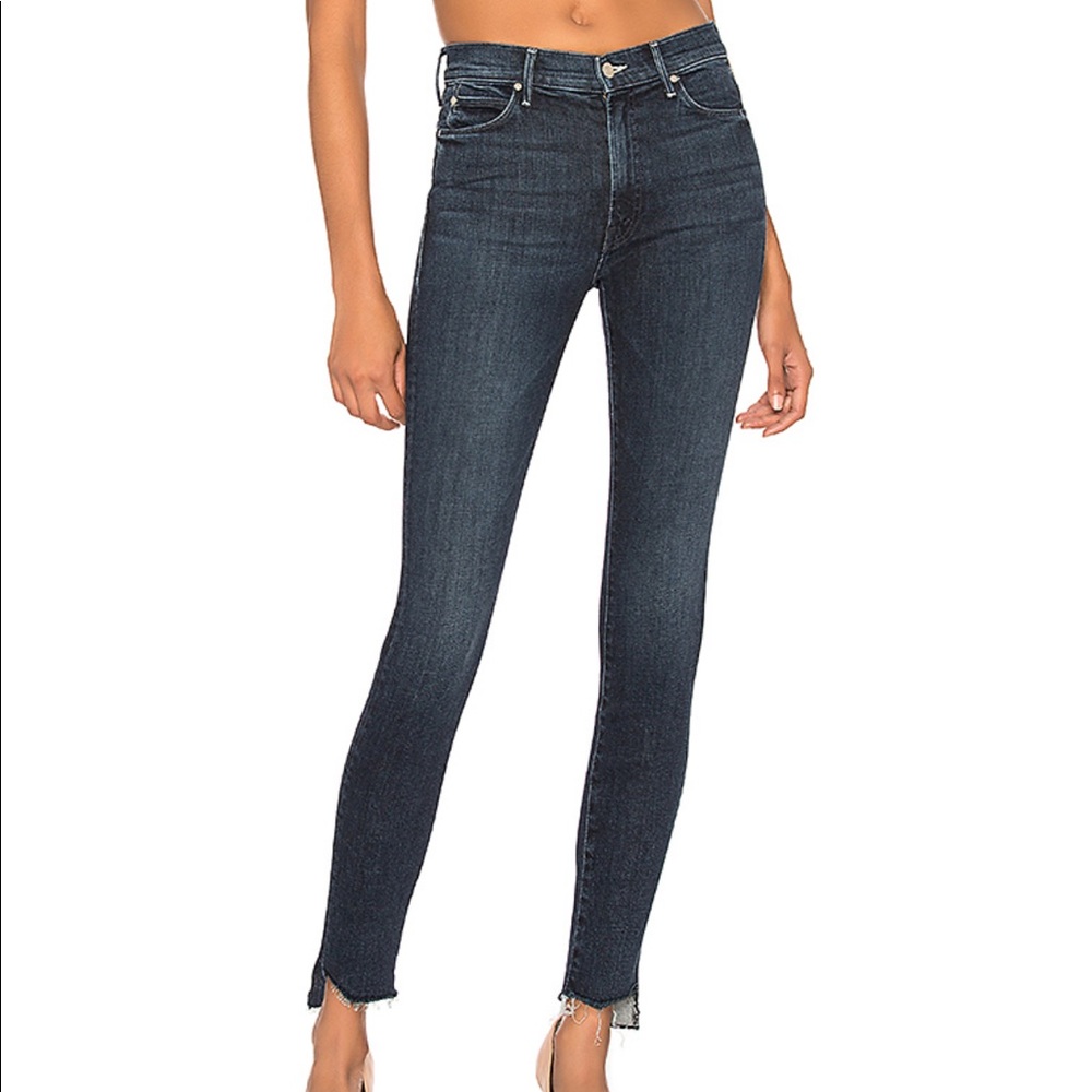 Mother Stunner Step Ankle Fray Jeans